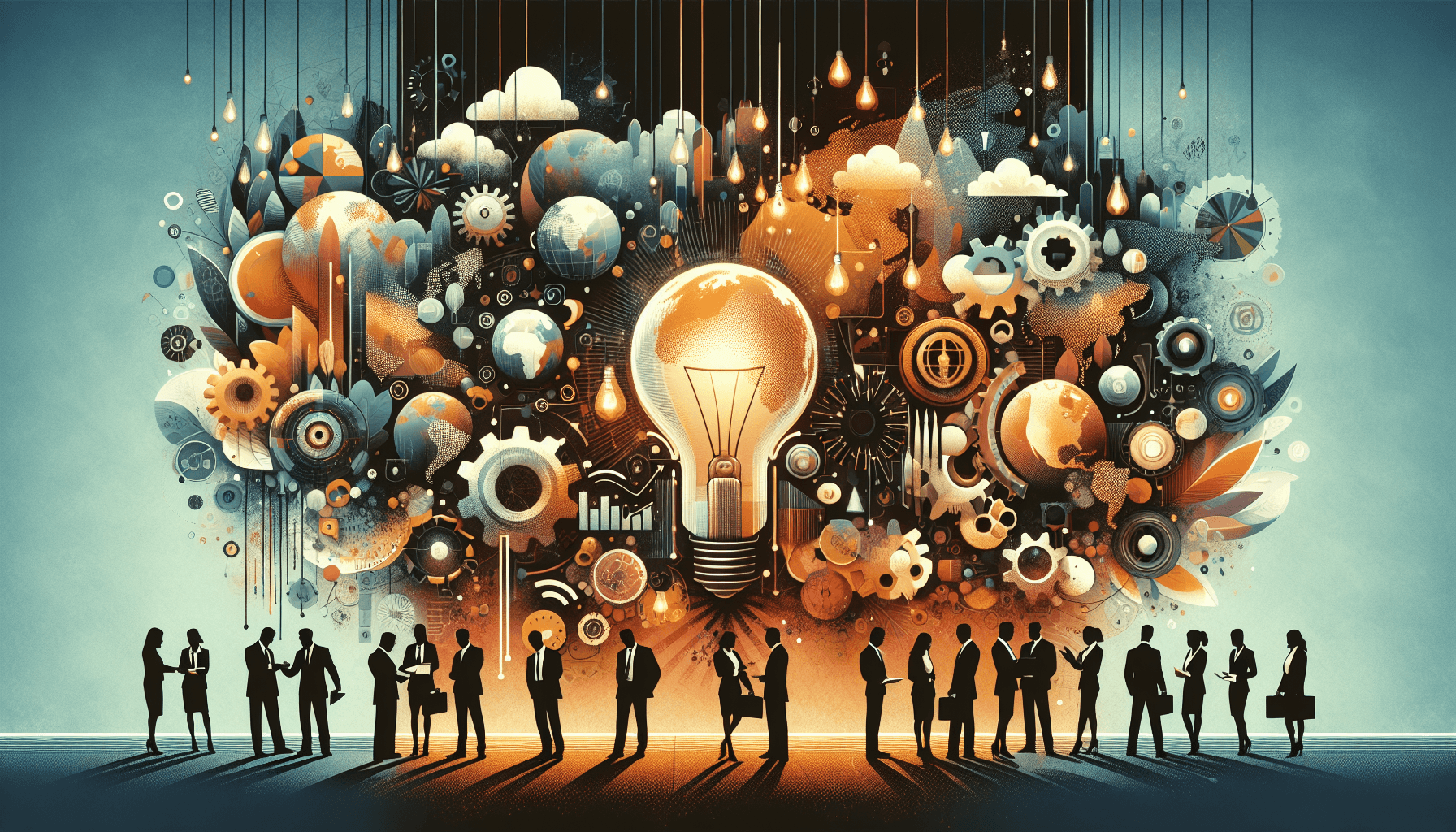 Illustration representing cross-cultural innovation: lessons from the grameen bank